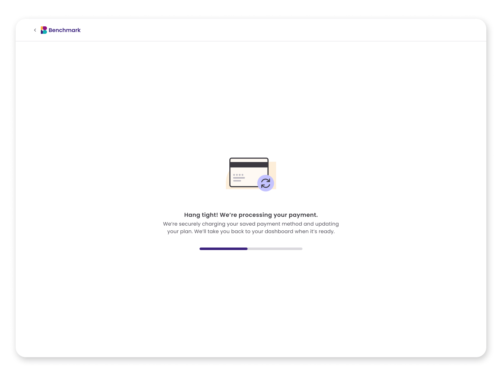 Payment failure state
