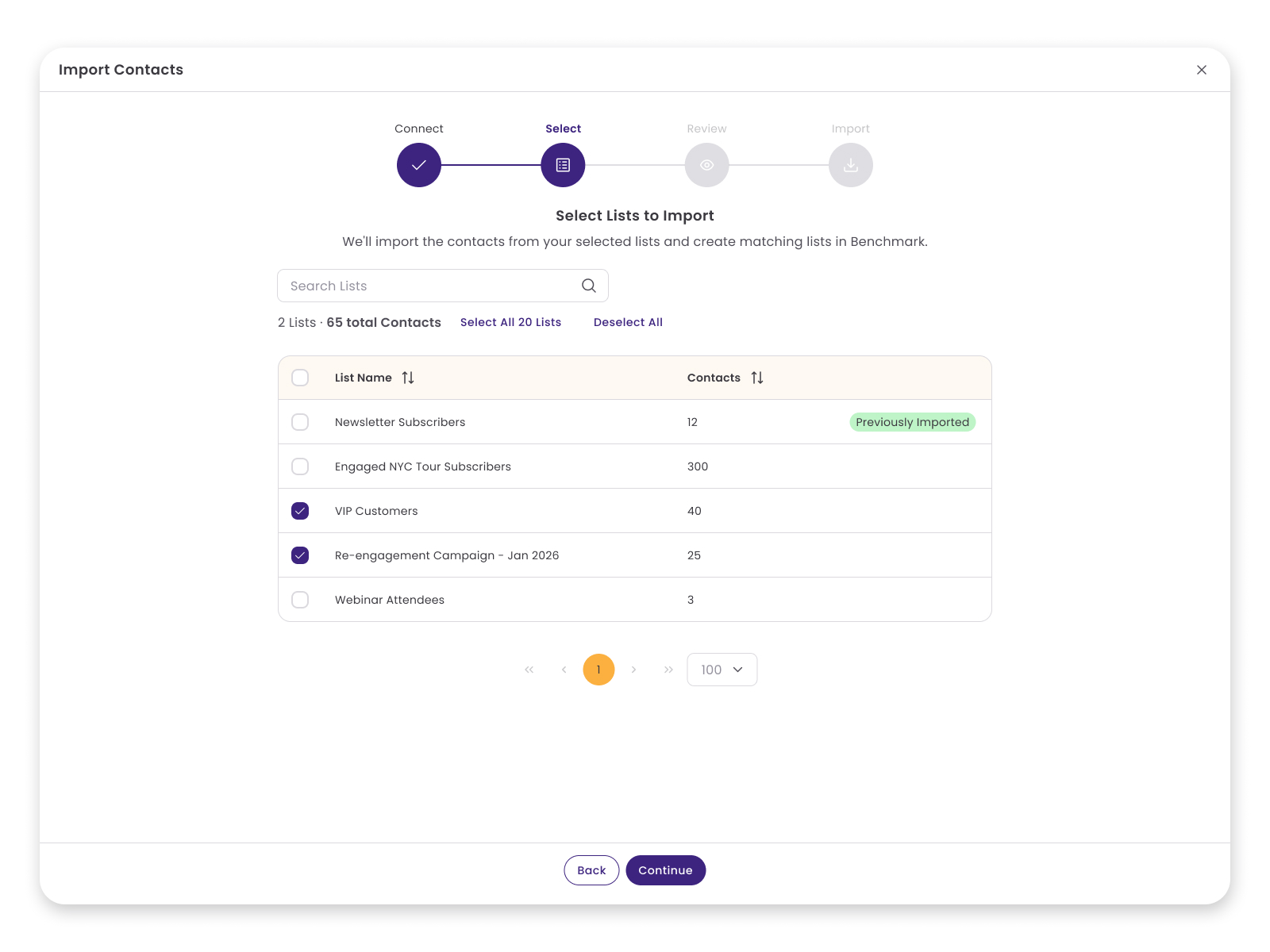 Contact migration step 2