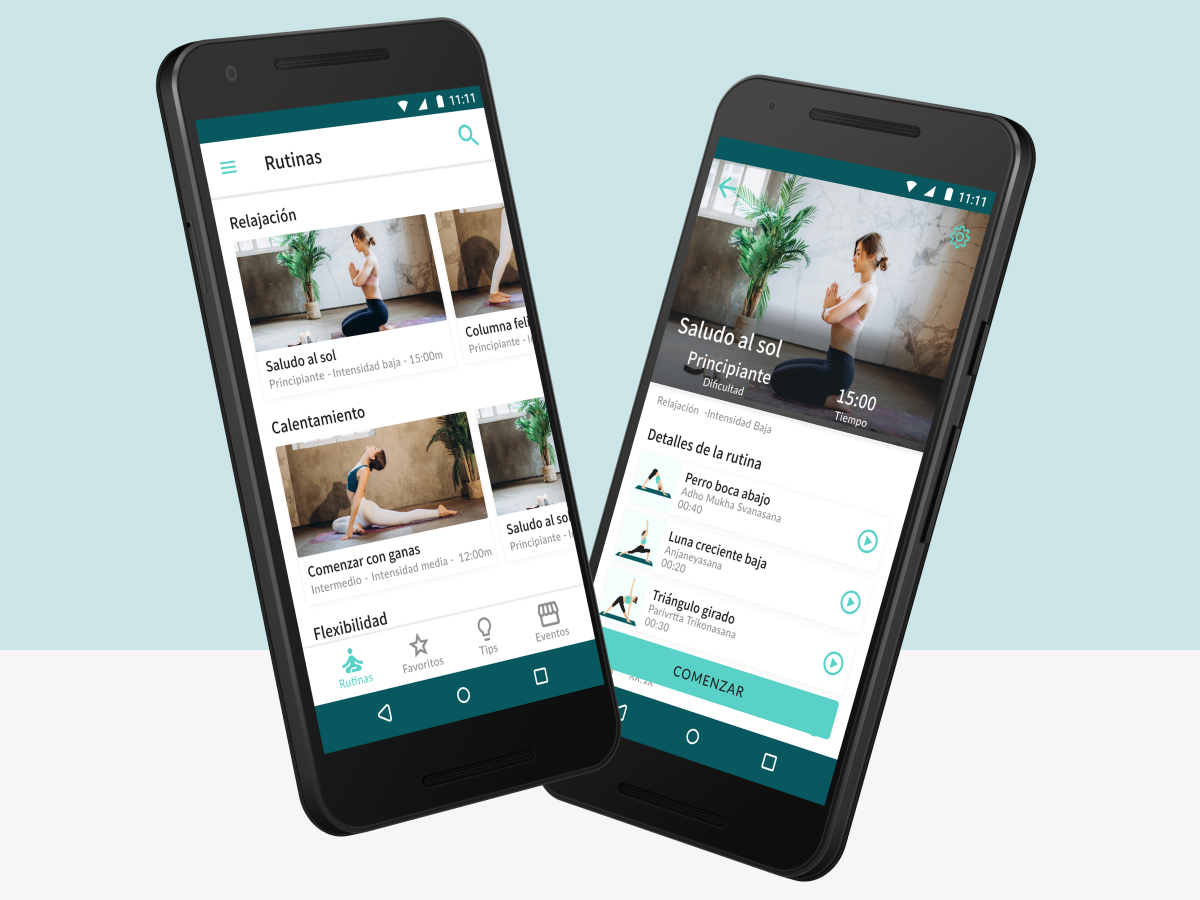Yoggi Android app case study